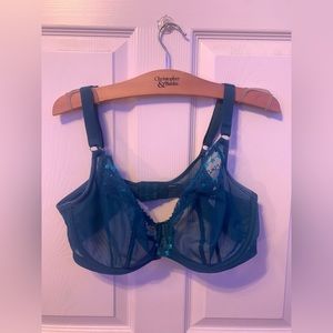 Teal Mesh Bra